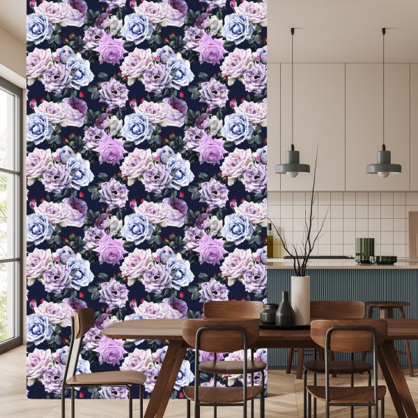 Behang Rozen In Donkere Kleuren - Afbeelding 4