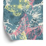 Behang Muur Kleurrijke Vlinders Natuur Hal