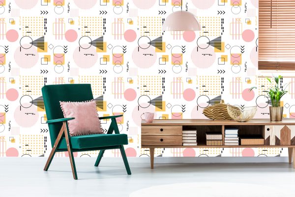 Behang Geometrisch-Abstractie - Afbeelding 6
