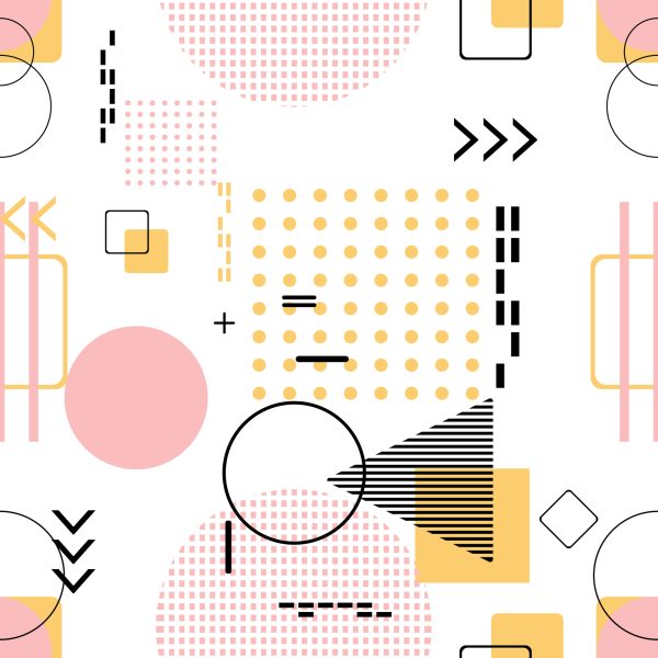 Behang Geometrisch-Abstractie - Afbeelding 2