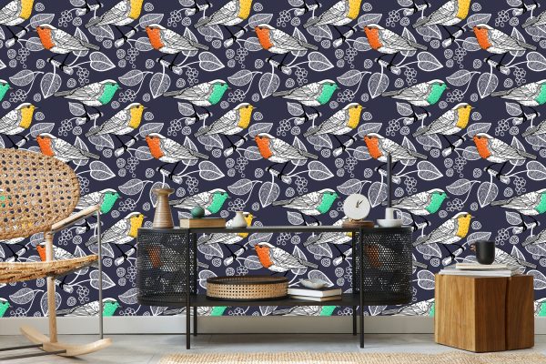 Behang Prachtige Vogels - Afbeelding 5