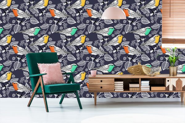 Behang Prachtige Vogels - Afbeelding 6