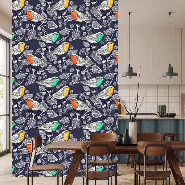Behang Prachtige Vogels - Afbeelding 4