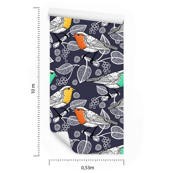 Behang Prachtige Vogels - Afbeelding 8