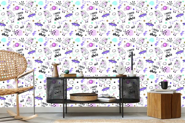 Behang In Lamy Cosmos Sterren Voor De Kinderkamer - Afbeelding 5