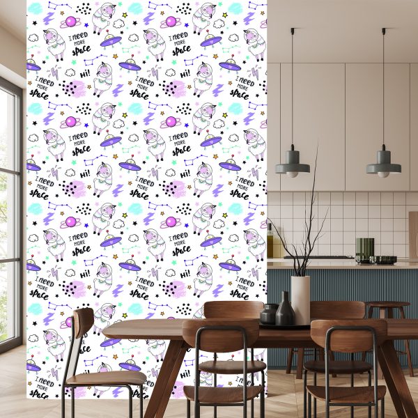 Behang In Lamy Cosmos Sterren Voor De Kinderkamer - Afbeelding 4