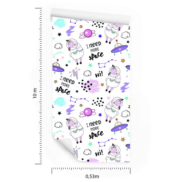 Behang In Lamy Cosmos Sterren Voor De Kinderkamer - Afbeelding 8