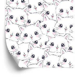 Behang Voor Kinderen - Little Happy Cats