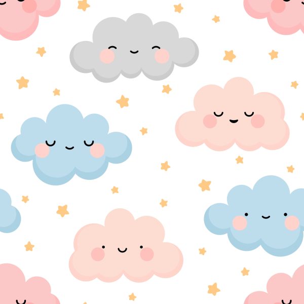 Behang Kleurrijke Wolken - Afbeelding 2