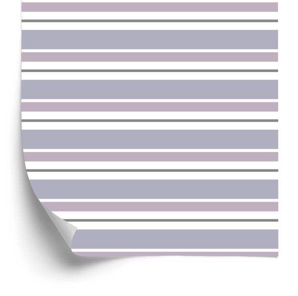 Behang Horizontale Retro Strepen