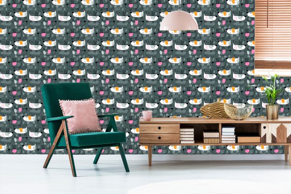Behang Honden In Kinderkamer In Scandinavische Stijl - Afbeelding 6