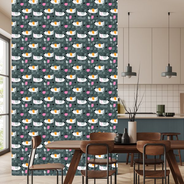 Behang Honden In Kinderkamer In Scandinavische Stijl - Afbeelding 4