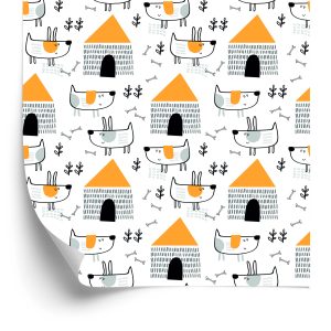 Behang Muur Scandinavische Stijl Kinderkamer