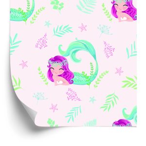 Behang Sprookjesmeerminnen Voor De Babykamer