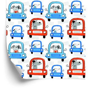 Behang Honden In Auto's