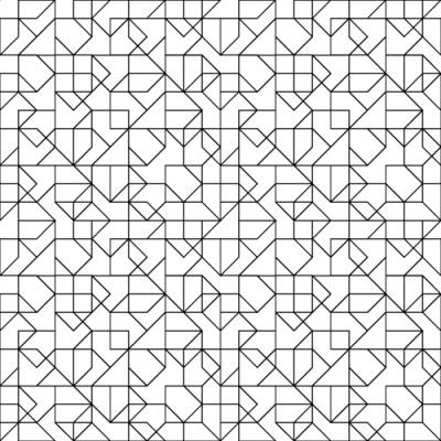 Behang Geometrische Abstractie - Afbeelding 2