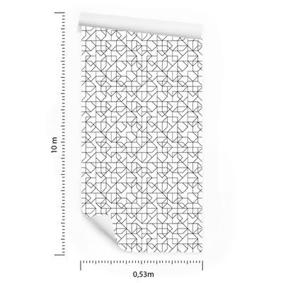Behang Geometrische Abstractie - Afbeelding 8