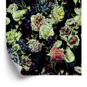 Behang Rozen In Donkere Kleuren