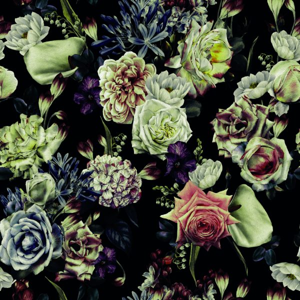 Behang Rozen In Donkere Kleuren - Afbeelding 2