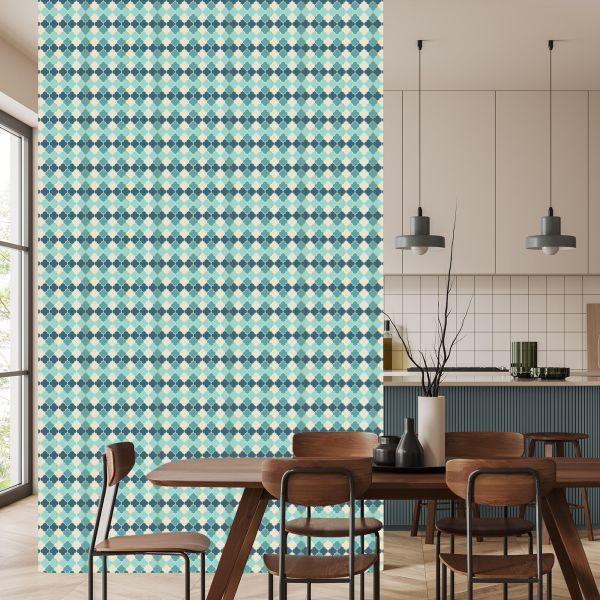 Behang Marokkaans Muurmozaïek Voor Woonkamer - Afbeelding 4