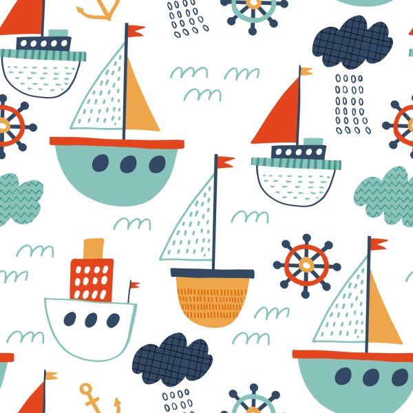 Behang Schepen Op Zee - Afbeelding 2