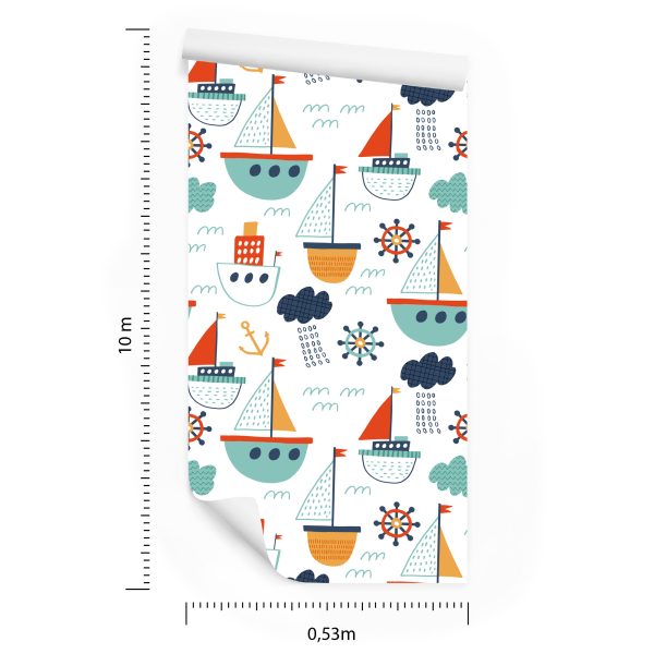 Behang Schepen Op Zee - Afbeelding 8