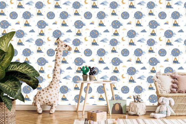 Behang Star Bears-Ballonnen Voor Jongen - Afbeelding 5