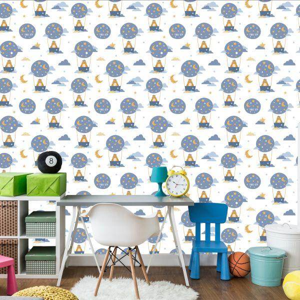 Behang Star Bears-Ballonnen Voor Jongen - Afbeelding 4