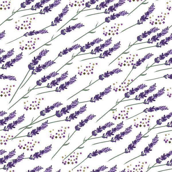 Behang Lavendel Viooltje - Afbeelding 2