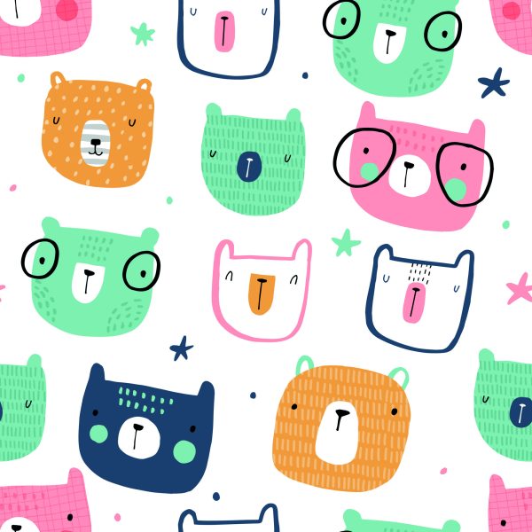 Behang Star Dot Beren - Afbeelding 2