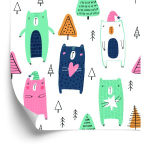 Behang In Scandinavische Stijl, Voor De Kinderkamer