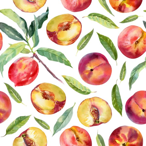 Behang Voor Eetkamer, Fruit, Bladeren, Takken, Groen - Afbeelding 2