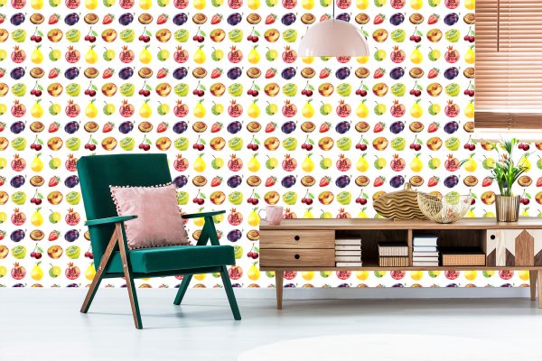 Behang Voor De Keuken, Fruit, Appels, Kersen, - Afbeelding 6