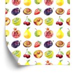 Behang Voor De Keuken, Fruit, Appels, Kersen,
