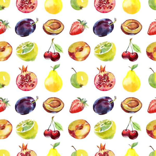 Behang Voor De Keuken, Fruit, Appels, Kersen, - Afbeelding 2