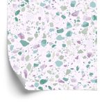 Behang Kleur Terrazzo-Imitatie