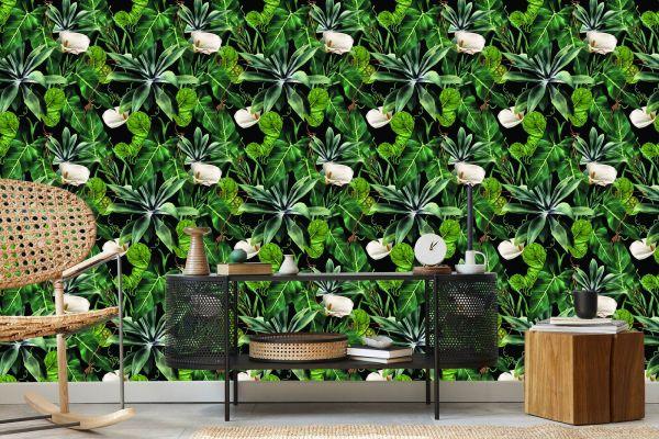 Behang Exotische Planten - Afbeelding 5
