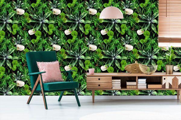 Behang Exotische Planten - Afbeelding 6