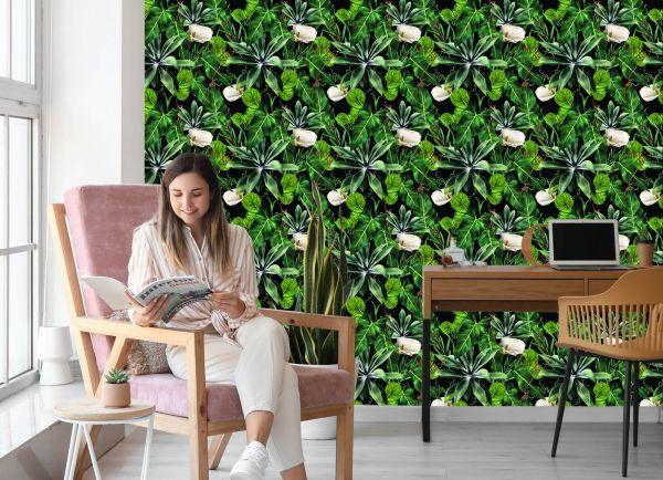 Behang Exotische Planten - Afbeelding 7