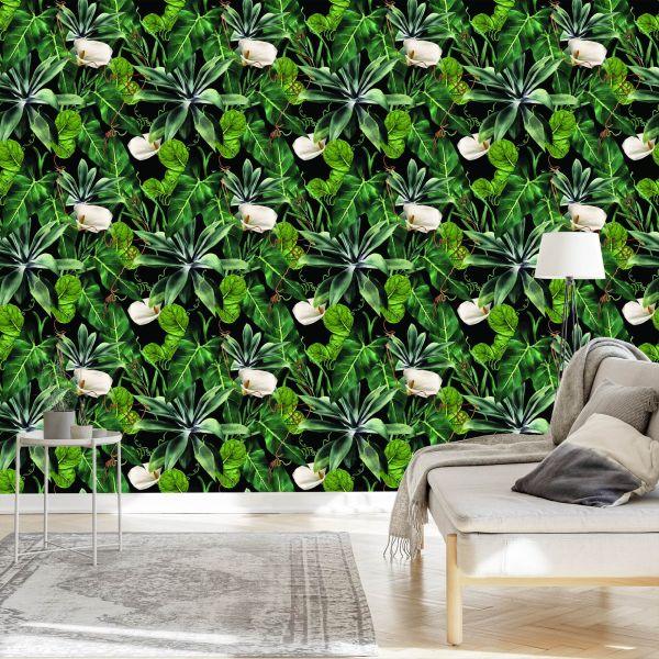 Behang Exotische Planten - Afbeelding 3
