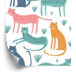 Behang Wanddecoratie Wilde Dieren Scandinavische Stijl