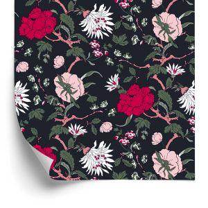 Behang Vintage Bloemen