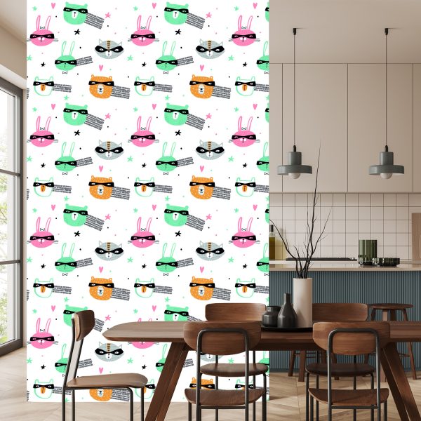Behang Sterrendieren In Scandinavische Stijl - Afbeelding 4
