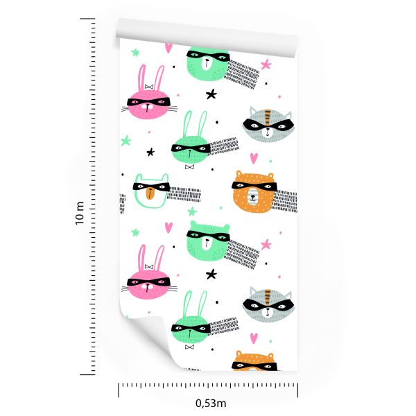 Behang Sterrendieren In Scandinavische Stijl - Afbeelding 8