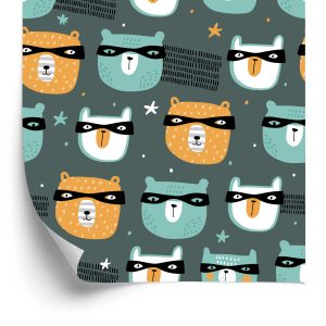 Behang Teddyberen Met Sterretjes