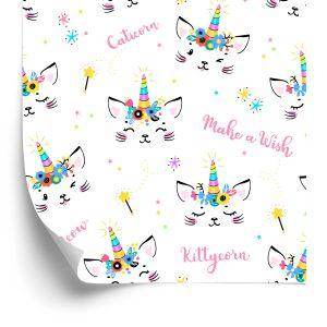 Behang Voor Kinderen - Magische Katten