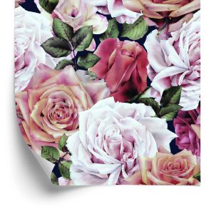 Behang Prachtige Engelse Rozen