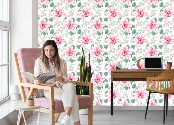 Behang Prachtige Orchideeën - Afbeelding 7