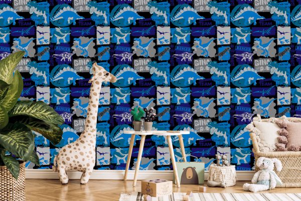 Behang Dinosaurussen Dieren Voor De Jeugdkamer - Afbeelding 5