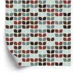 Behang Retro Geometrische Patronen